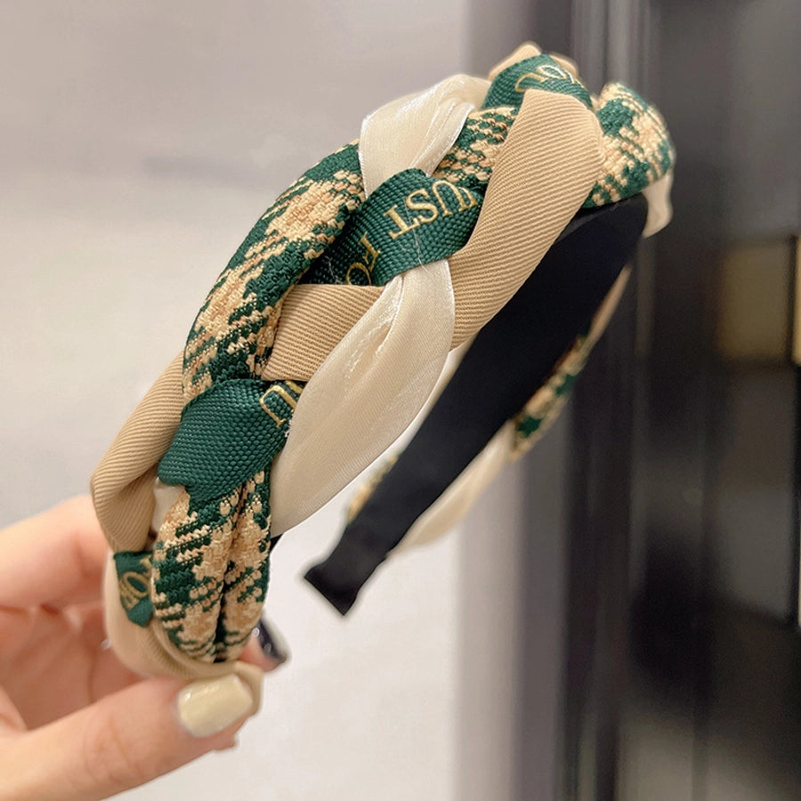 Women's Retro Printing Geometric Cloth Hair Band
