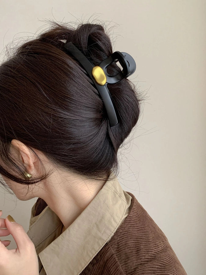 Super Good texture matte metal hair grip large hair volume large hair clip female  new shark clip high-grade hair clip