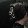 simple style geometric artificial pearl handmade hair claws 1 piece