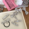 Women's Elegant Streetwear Bow Knot Leather Hair Clip Hair Tie