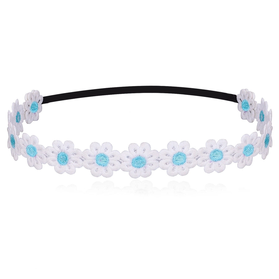sweet simple style flower cloth hair band