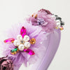 Women's Casual Vacation Classic Style Flower Alloy Cloth Plating Inlay Glass Pearl Hair Band