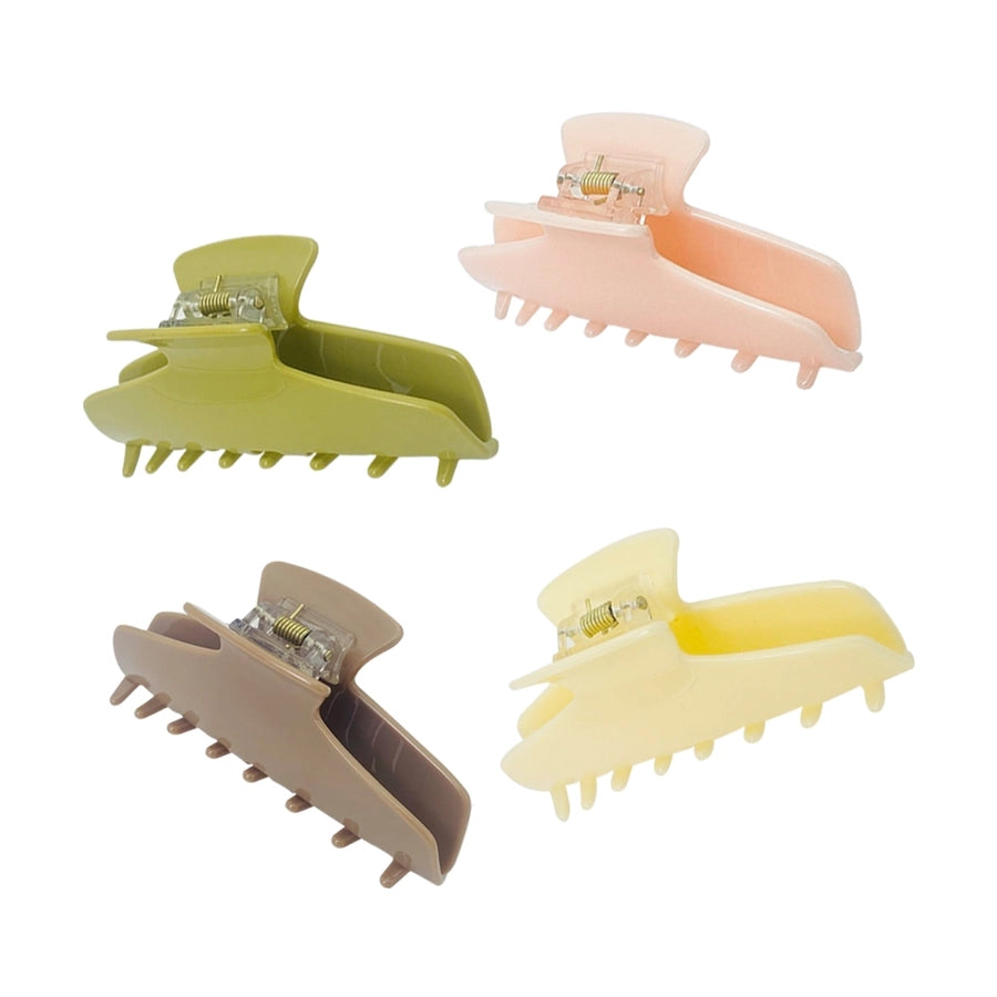 Women's Dopamine Sweet Solid Color Solid Color Acetic acid sheets Hair Claws