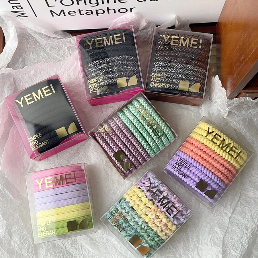 Women's Casual Simple Style Streetwear Multicolor Nylon Hair Tie