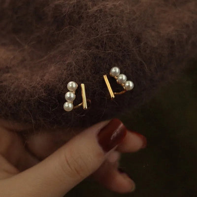 1 Pair Elegant Lady Geometric Heart Shape Plating Alloy Drop Earrings Ear Studs