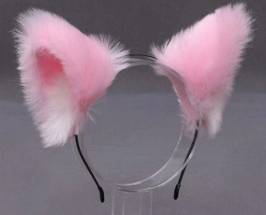Women's Cute Ear Plush Handmade Hair Band