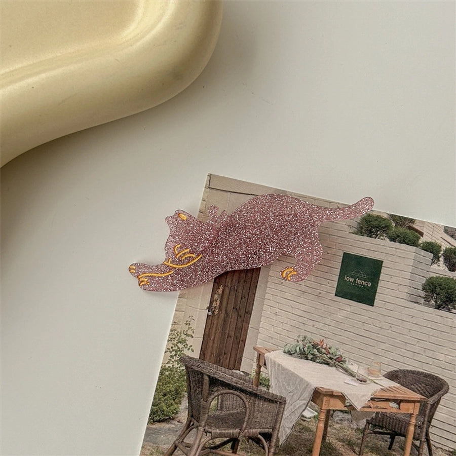 cute cat arylic hair clip