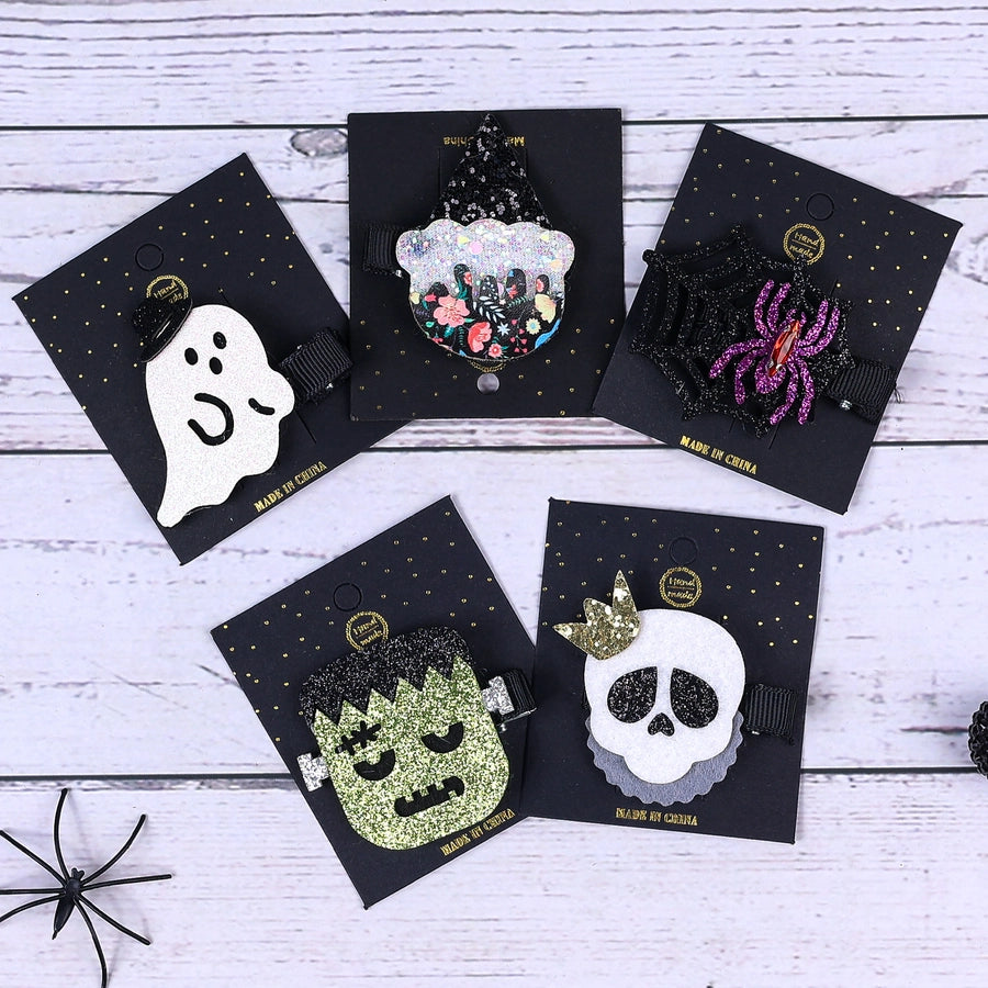 Halloween Cute Kid'S ghost Skull Hair Clip
