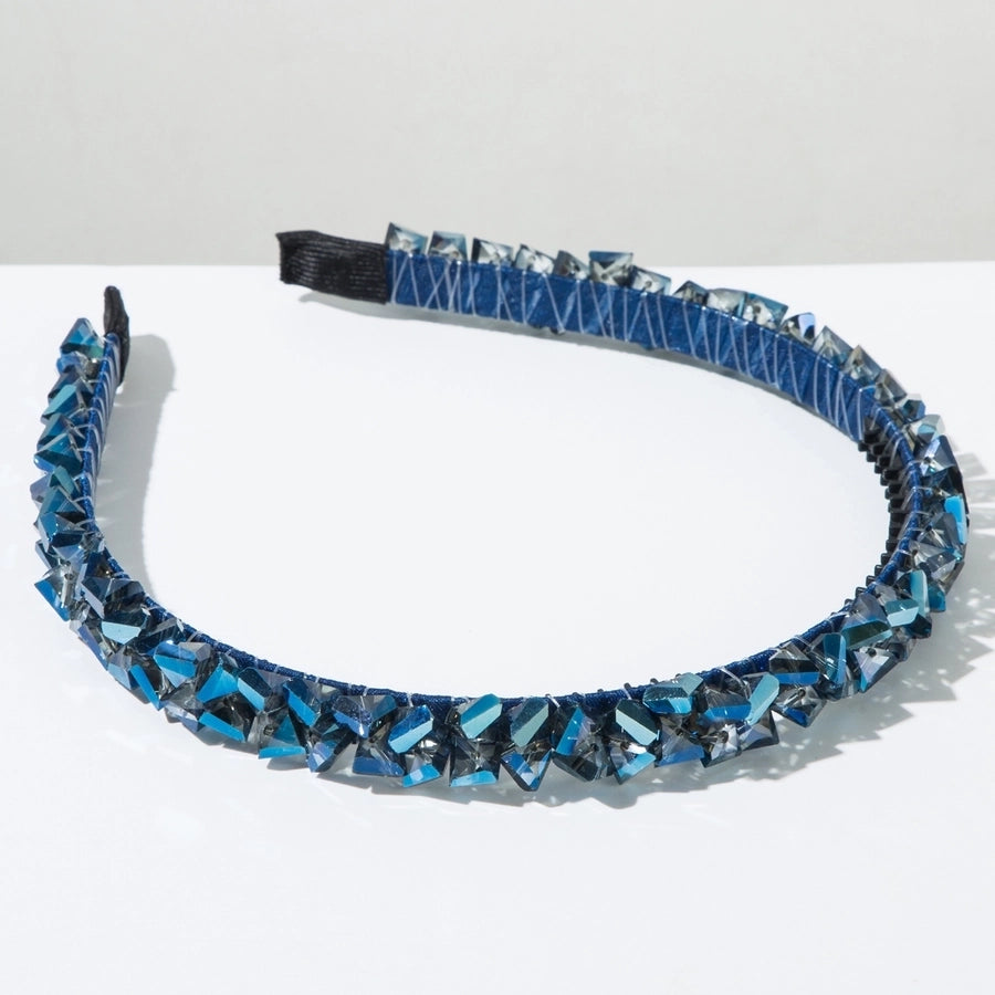 Women's Casual Elegant Multicolor Alloy Cloth Inlay  Hair Band