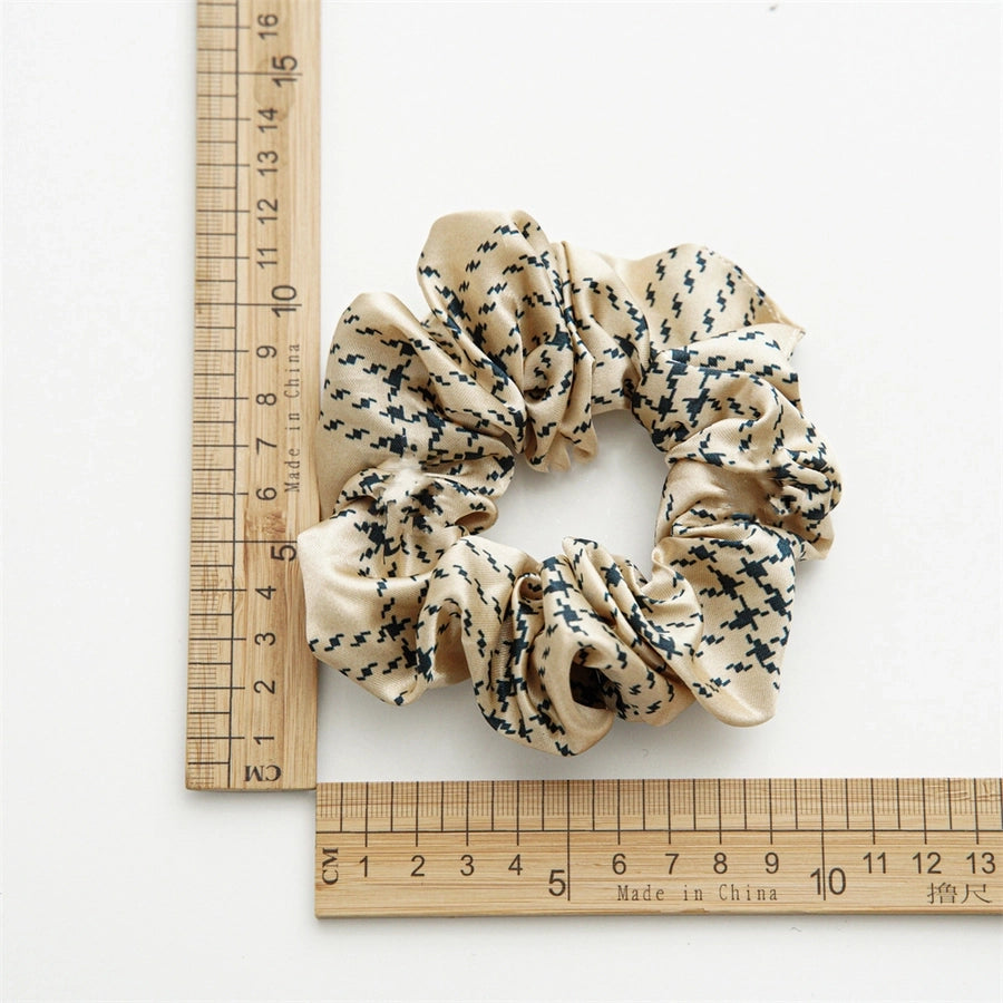 simple style solid color cloth handmade hair tie