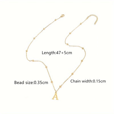 Jewelry Casual Classic Style Letter 201 Stainless Steel 304 Stainless Steel Pendant Necklace