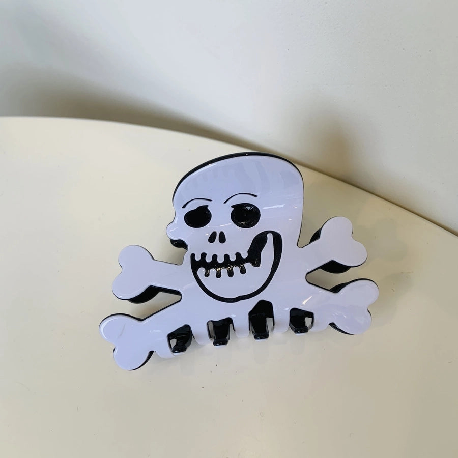 Halloween Cartoon Style Women's Color Block Arylic Polishing Hair Claws