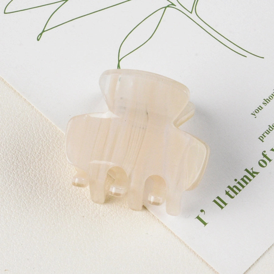 Women's Simple Style Marble Plastic Hair Claws