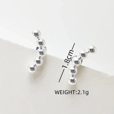 1 Pair IG Style Classic Style Cross 304 Stainless Steel 18K Gold Plated Ear Studs