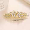 Women's Simple Style Classic Style Flower Alloy Inlay Zircon Hair Clip