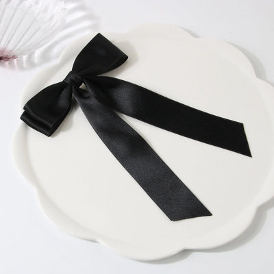 Guanyang  New Arrival 4cm Polyester Cotton Double-Layer Bow Hair Clip Hairpin Lady Updo Word Duckbilled Hair Accessories
