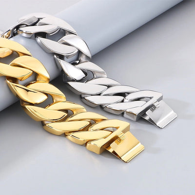 Hip-Hop Vintage Style Geometric 304 Stainless Steel 18K Gold Plated Women's Necklace
