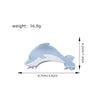 Women's Sweet Dolphin Acetic acid sheets Inlay Rhinestones Hair Claws