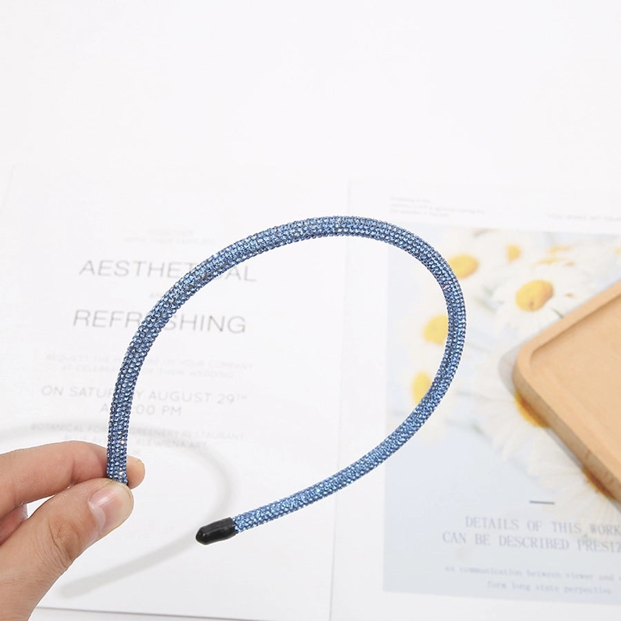 fashion geometric rhinestone hair band 1 piece