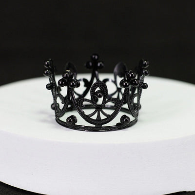 Women's Simple Style Crown Alloy Inlay Rhinestones Pearl Crown