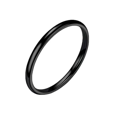 Jewelry Simple Style Geometric Titanium Steel Plating Rings