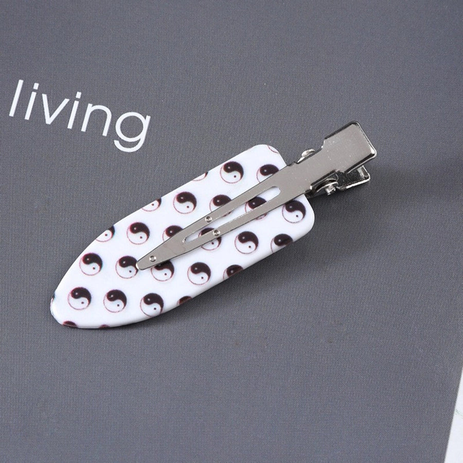 fashion ditsy floral arylic stoving varnish hair clip 1 piece