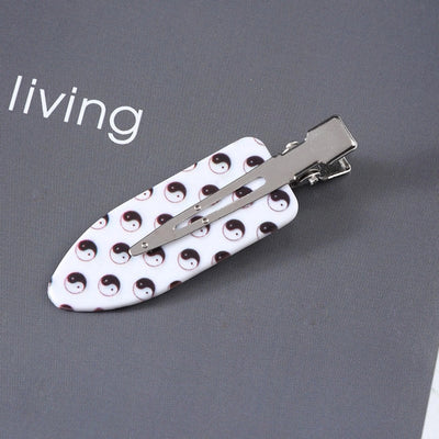 fashion ditsy floral arylic stoving varnish hair clip 1 piece