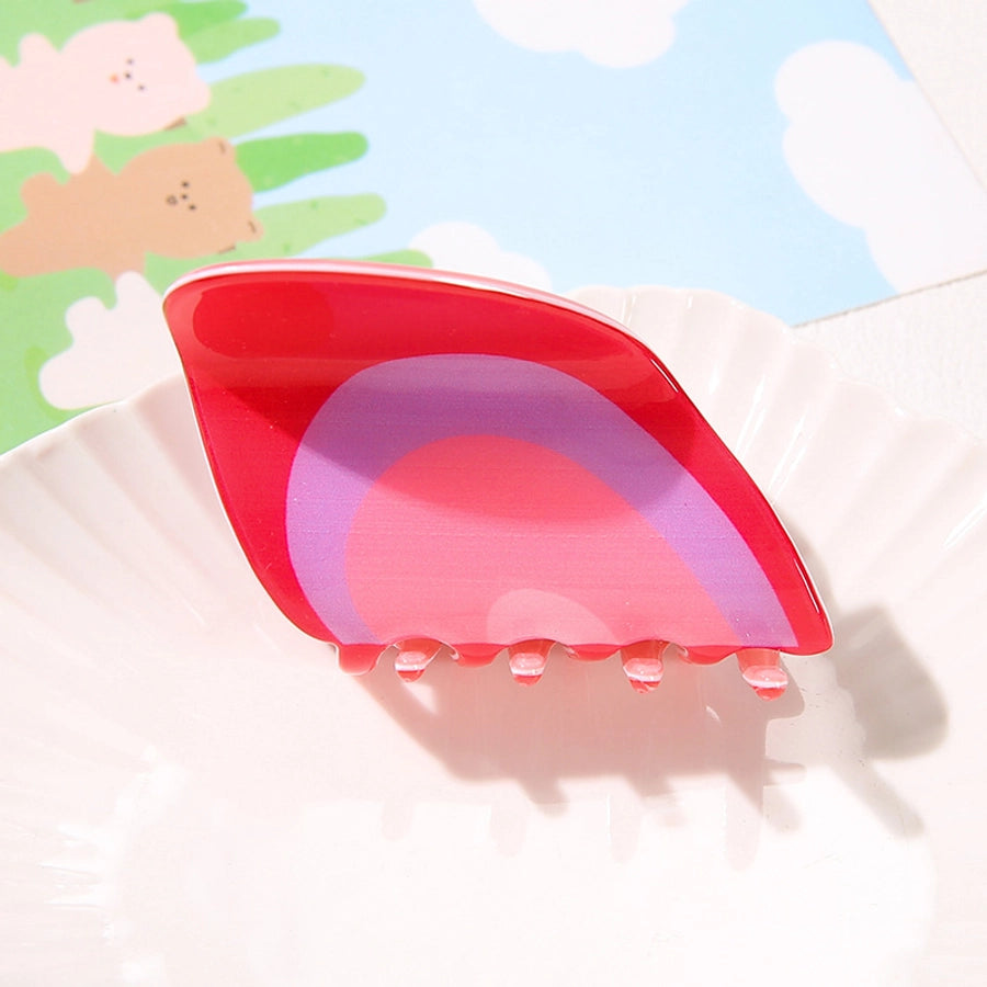 women's elegant multicolor arylic hair claws