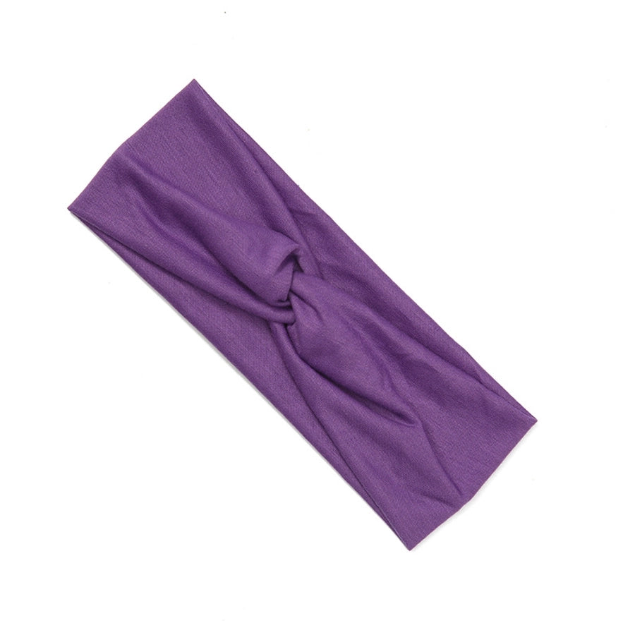 New Adult Plain Cross Headband Knotted Polyester Women's Hair Band Daily Wash Face Hair Band Hair Band