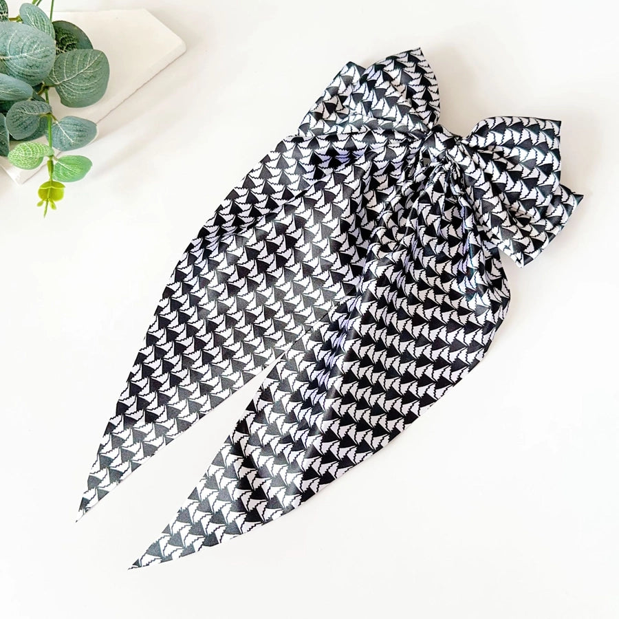 Women's Elegant Streetwear Bow Knot Cloth Hair Clip