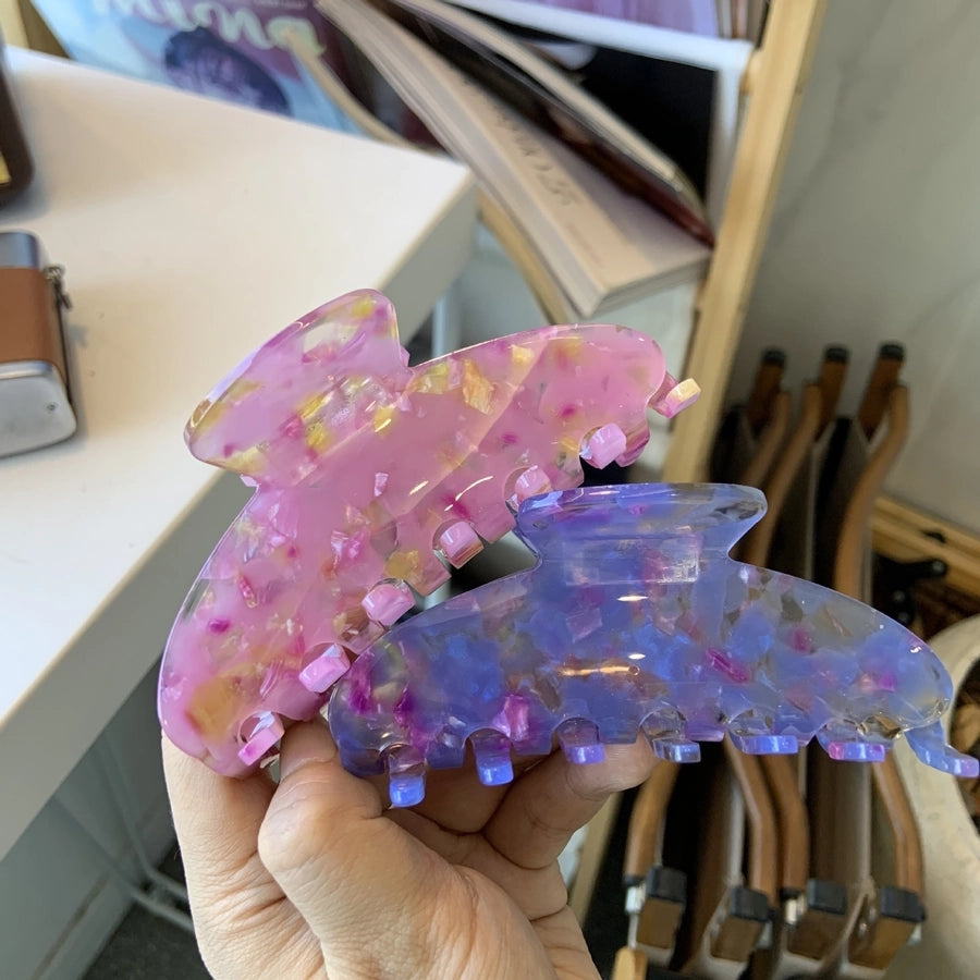 Women's Simple Style Classic Style Solid Color Acetic acid sheets Hair Claws