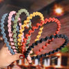 fashion waves solid color plastic hair band 1 piece