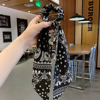 new spring and summer streamer fashion hair ring fabric headdress