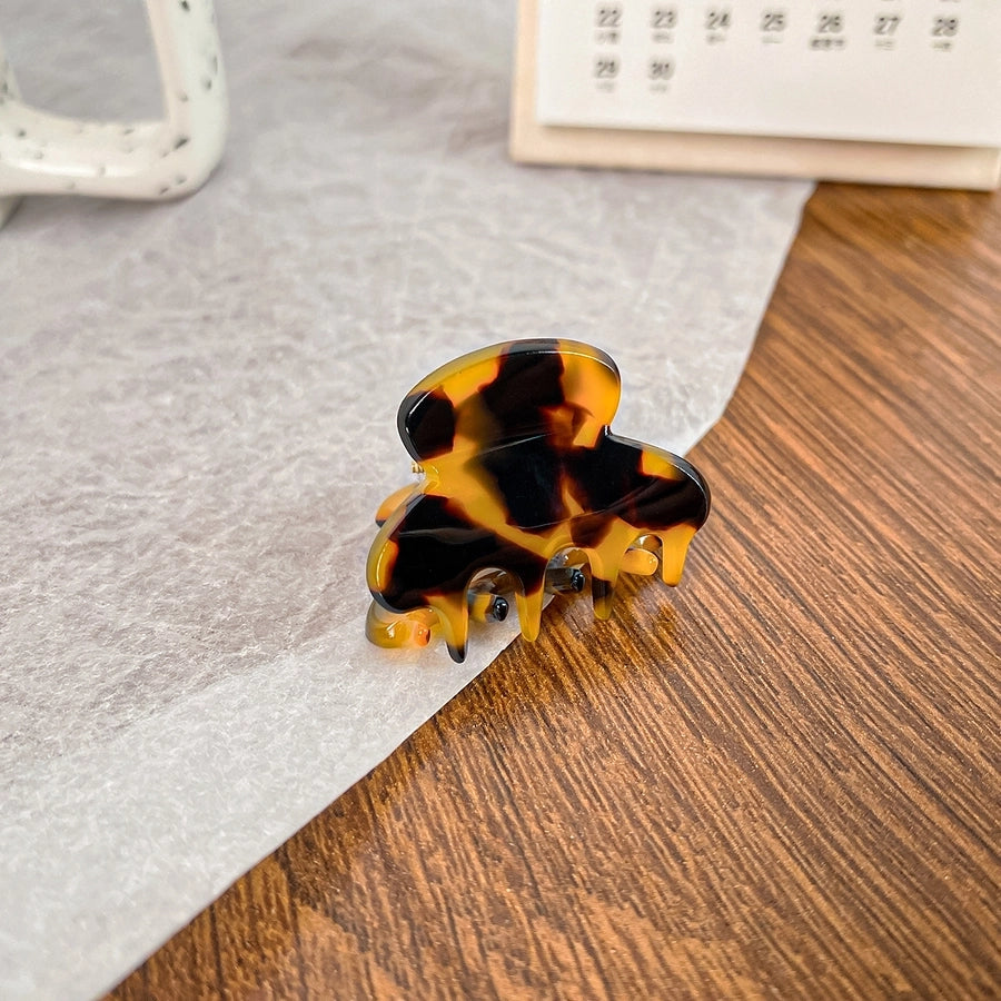 Women's IG Style Marble Acetic acid sheets Hair Claws