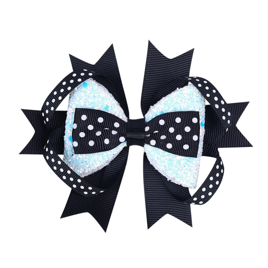 Halloween Funny Kid'S Bow Knot Threaded braid Hair Clip