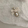 Women's Elegant Classic Style Bow Knot Cloth Hair Clip Hair Tie
