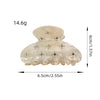 Women's IG Style Sweet Shiny Flower Arylic Inlay Artificial Diamond Hair Claws