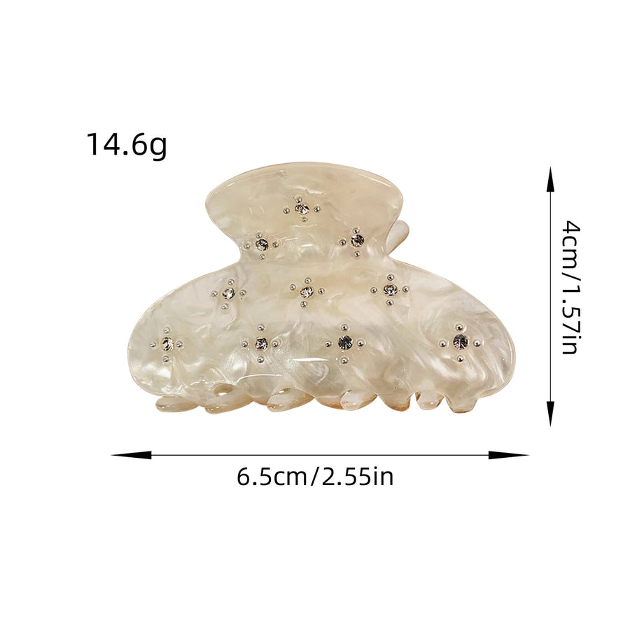 Women's IG Style Sweet Shiny Flower Arylic Inlay Artificial Diamond Hair Claws