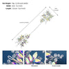 Women's Elegant Shiny Leaf Alloy Inlay Rhinestones Hair Band