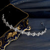Women's Luxurious Geometric Copper Inlay Rhinestones Hair Band