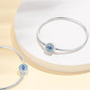 Copper Silver Plated Devil's Eye Bracelets