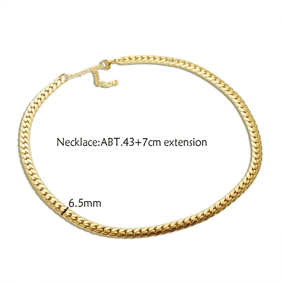 Jewelry Casual Simple Style Geometric 304 Stainless Steel Plating Bracelets Earrings Necklace