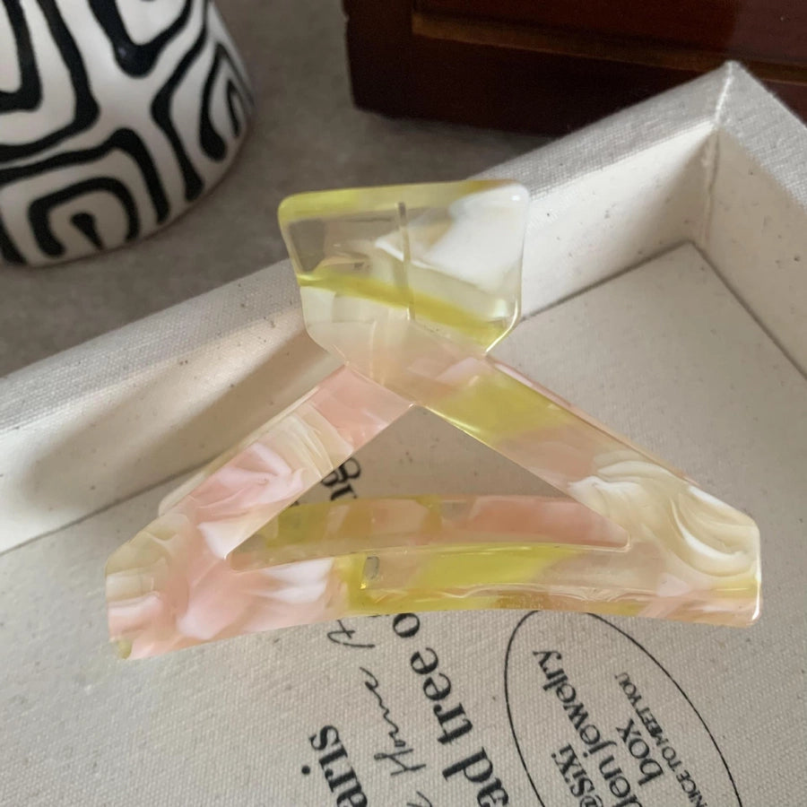 Women's Casual Simple Style Geometric Acetic acid sheets Hair Claws