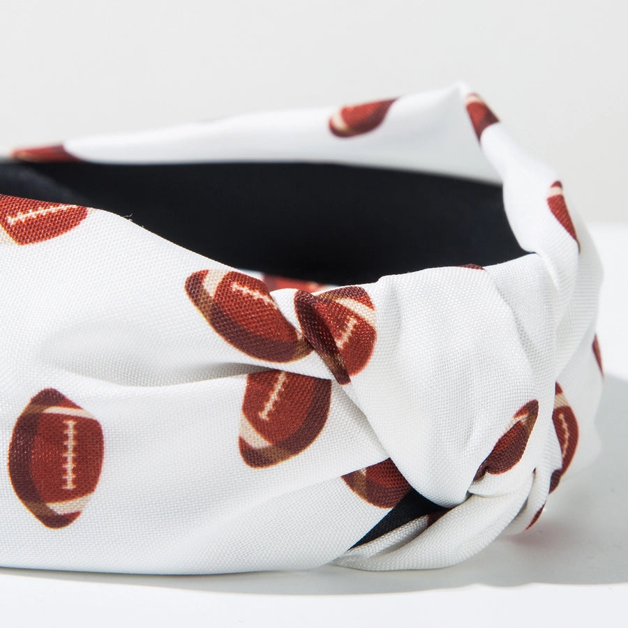 Casual Elegant Classic Style Women's Rugby Alloy Cloth Printing Fabric Hair Band