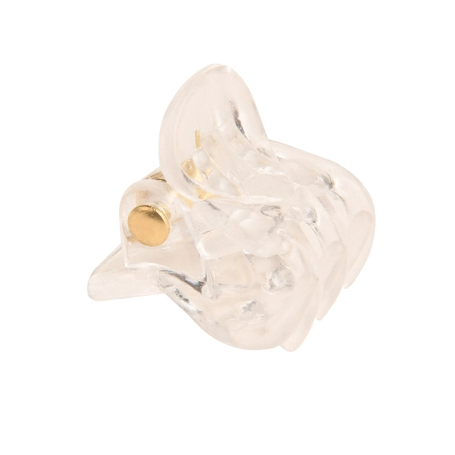 simple style color block plastic hair claws