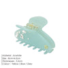 Women's Elegant Modern Style Geometric Acetic acid sheets Inlay Rhinestones Hair Clip Hair Claws