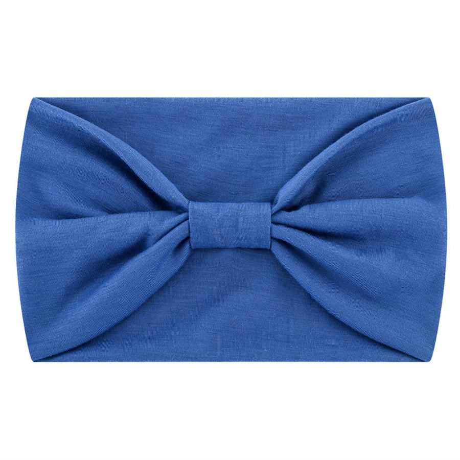 fashion plaid bow knot cloth pleated hair band 1 piece