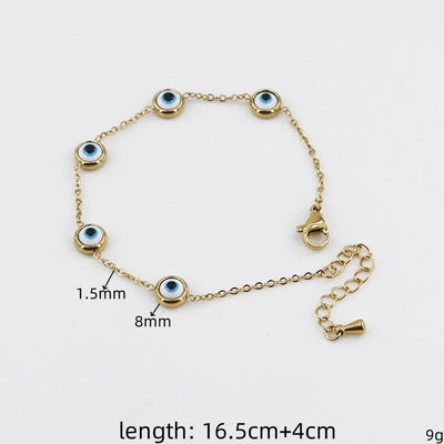 Casual Simple Style Round 304 Stainless Steel Gold Plated Natural Stone Pearl Bracelets In Bulk
