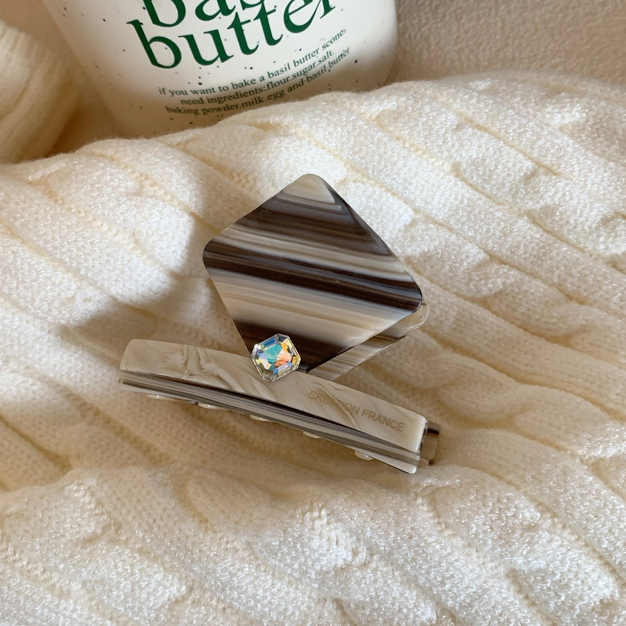 women's classic style square acetic acid sheets hair claws