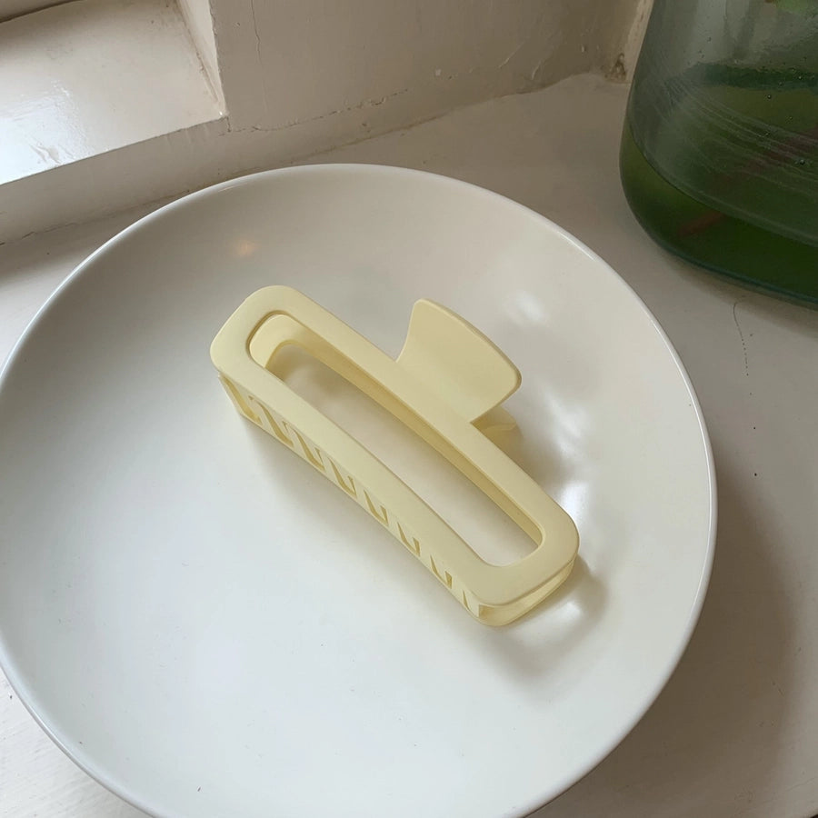 13cm cream shark clip female back head updo hair clip hairpin temperament headdress hair grip hair volume multiple hairpin